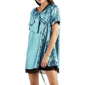 NWT Marc Jacobs Runway Sequined Bow Party Cocktail Dress 12